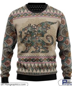 dragon-unisex-christmas-sweater-funny-xmas-pullover-sweashirt-2