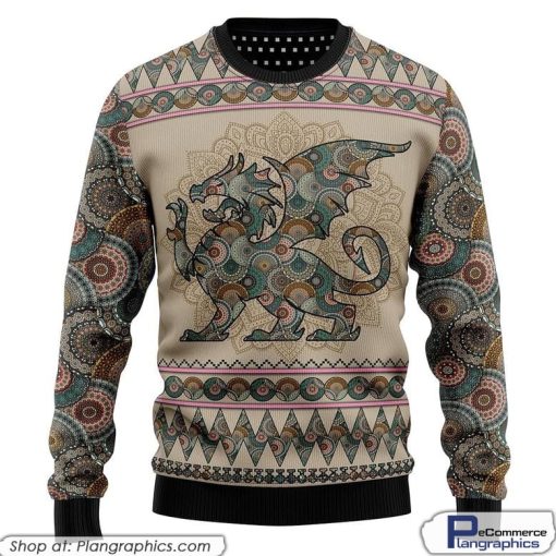 dragon-unisex-christmas-sweater-funny-xmas-pullover-sweashirt-2