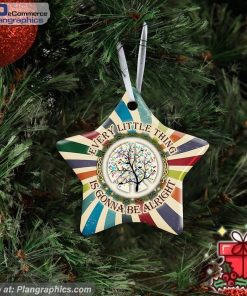 Every Little Thing Is Gonna Be Alright Ceramic Ornament