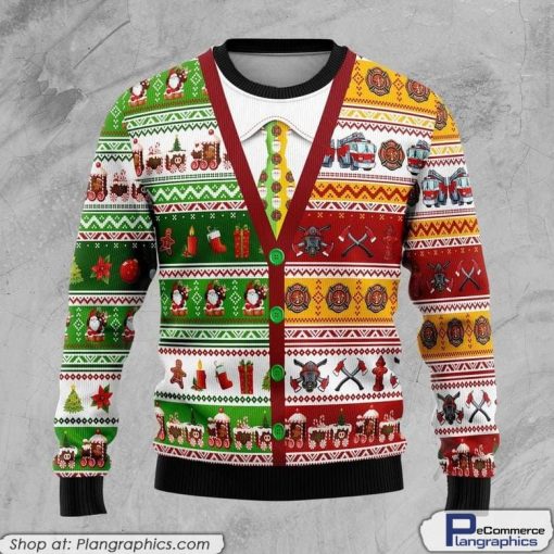firefighter-christmas-sweaters-for-women-1