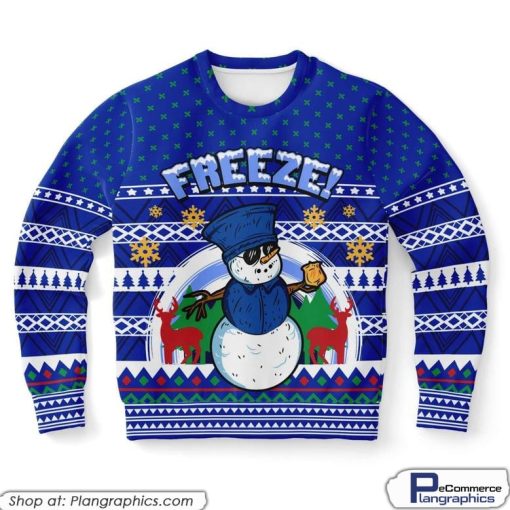 freeze-snowman-ugly-christmas-sweater-2
