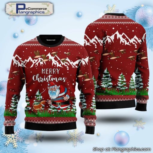 funny-duck-hunting-ugly-christmas-sweater-1