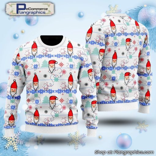 funny-santa-is-coming-ugly-christmas-sweater-1