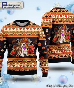halloween-beagle-dog-ugly-christmas-sweater-1