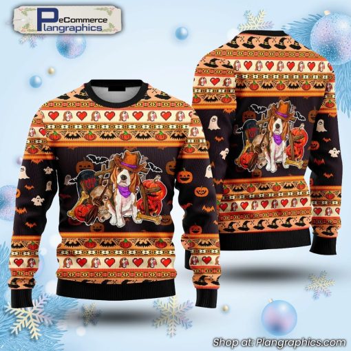 halloween-beagle-dog-ugly-christmas-sweater-1