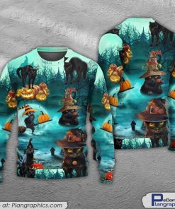 halloween-black-cat-pumpkin-scary-style-ugly-sweaters-1