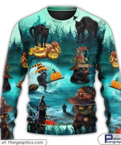 halloween-black-cat-pumpkin-scary-style-ugly-sweaters-2