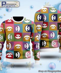 happy-sloth-ugly-christmas-sweater-1