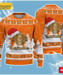 harley-davidson-ugly-christmas-sweater-gift-for-christmas-1