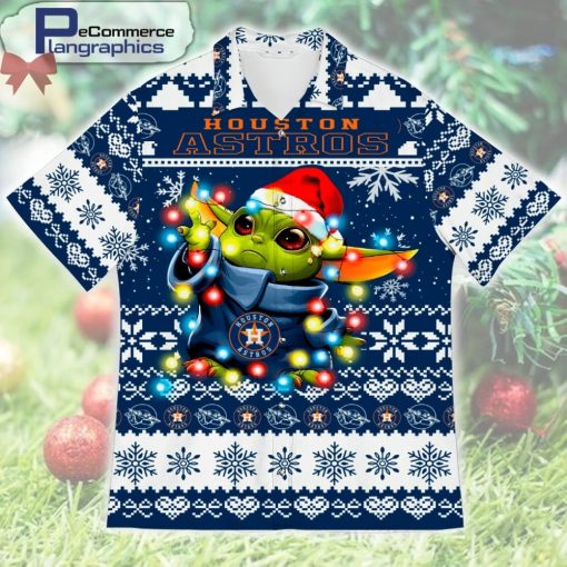 houston-astros-baby-yoda-christmas-design-printed-casual-button-shirt-1