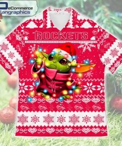 houston-rockets-baby-yoda-christmas-design-printed-casual-button-shirt-1