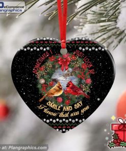 I Know That Was You Red Birds Ceramic Ornament