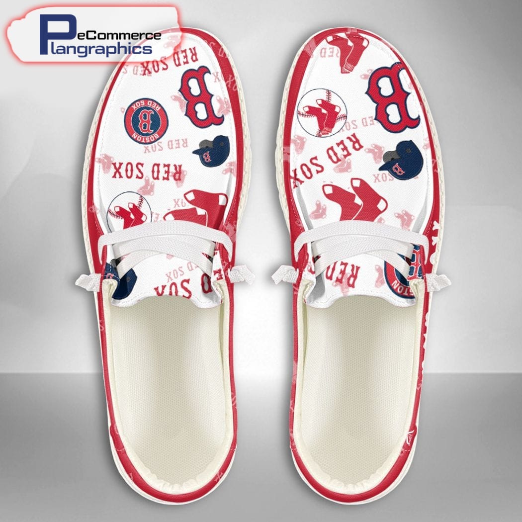 MLB Boston Red Sox Custom Hey Dude Shoes