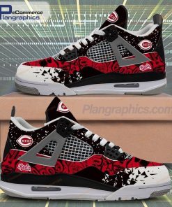 mlb-cincinnati-reds-logo-design-air-jordan-4-sneakers
