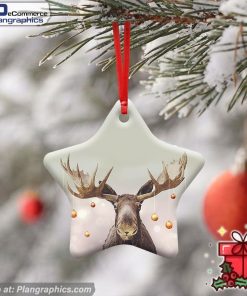 Moose Chritsmas Ornament Home Decor Christmas Tree Dercor Gift Ideas