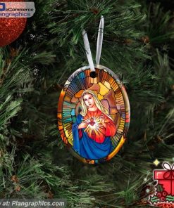 Mother Mary Ceramic Ornament