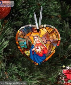 Mother Mary Ceramic Ornament
