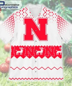 nebraska-cornhuskers-christmas-short-sleeve-button-shirt-1