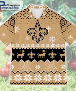 new-orleans-saints-christmas-short-sleeve-button-shirt-1