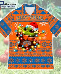 new-york-knicks-baby-yoda-christmas-design-printed-casual-button-shirt-1