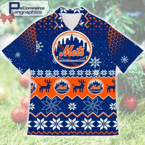 new-york-mets-christmas-short-sleeve-button-shirt-1