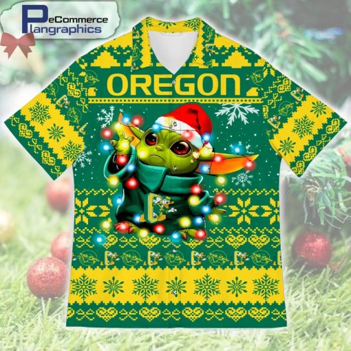 oregon-ducks-baby-yoda-christmas-design-printed-casual-button-shirt-1