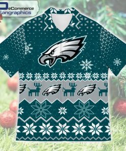 philadelphia-eagles-christmas-short-sleeve-button-shirt-1