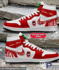 st-george-illawarra-dragons-nrl-air-jordan-1-shoes-custom-name-1