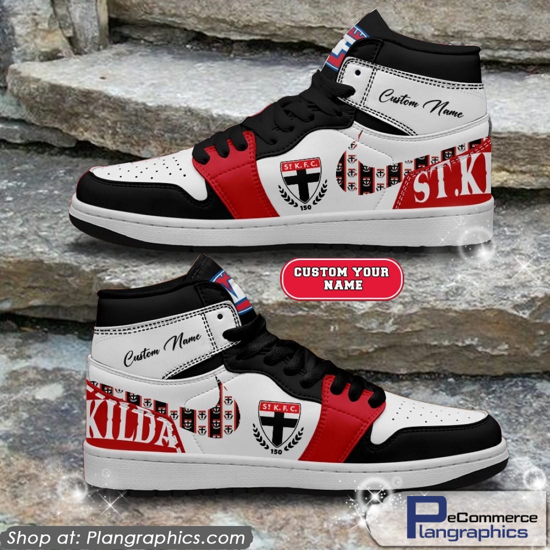 St Kilda Saints Football Club AFL Personalized Shoes