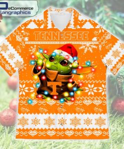 tennessee-volunteers-baby-yoda-christmas-design-printed-casual-button-shirt-1