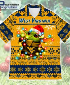 west-virginia-mountaineers-baby-yoda-christmas-design-printed-casual-button-shirt-1