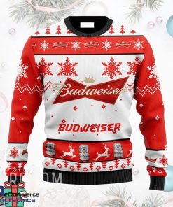 xmas-budweiser-ugly-christmas-sweater-gift-for-christmas-holiday-1