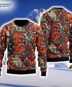 xmas-fancy-pathwork-ugly-christmas-sweater-for-men-and-women