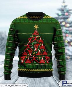 yoga-christmas-ugly-christmas-sweaters-for-women-1