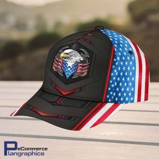 Eagle-American-Flag-Baseball-United-States-Flag-Eagle-Unisex-Classic-Cap-3D-1