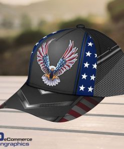 Eagle-Baseball-Eagle-American-Flag-Classic-Design-Classic-Men-Women-Classic-Cap-3D-1