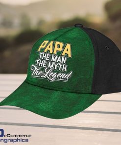 PaPa-Baseball-The-Man-The-Myth-The-Legend-Unisex-Classic-Cap-3D-1