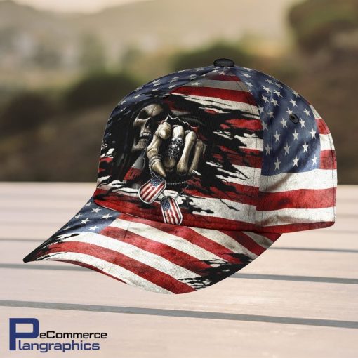 Skull-Baseball-Skull-US-Flag-Tag-Design-Classic-Men-Women-Classic-Cap-3D-1