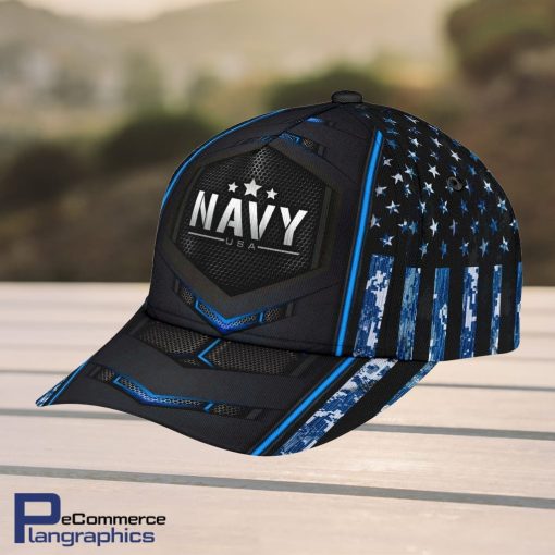 US-Navy-Baseball-Navy-USA-Blue-Camo-American-Flag-Unisex-Classic-Cap-3D-1