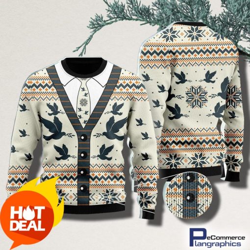 a-silhouette-of-flying-pigeon-cardigan-christmas-ugly-sweater-3d