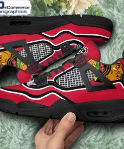blackhawks-logo-design-jordan-4-sneakers-custom-shoes-2