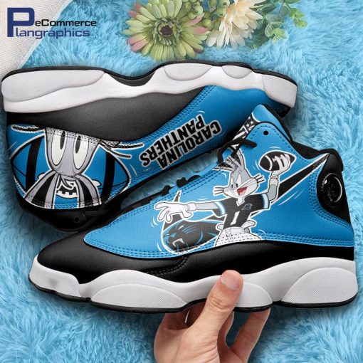 carolina-panthers-bugs-bunny-design-jd-13-sneakers-2