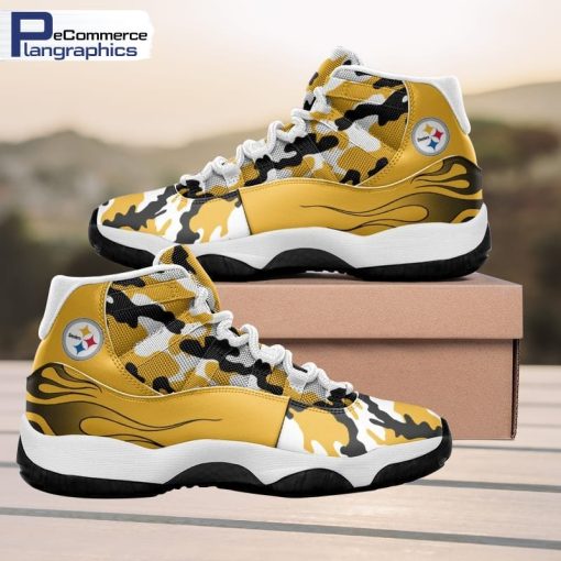 custom-name-steelers-camo-patter-air-jordan-11-sneakers-for-fans
