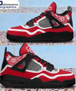 detroit-red-wings-logo-design-jordan-4-sneakers-custom-shoes-1