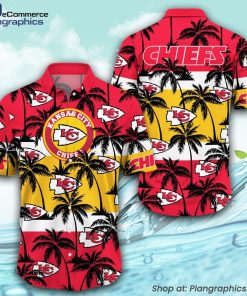 kansas-city-chiefs-palm-tree-pattern-hawaiian-shirt-1