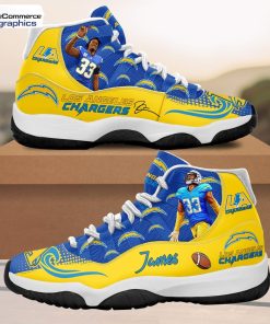 los-angeles-chargers-derwin-james-air-jordan-11-sneakers-sport-for-fans