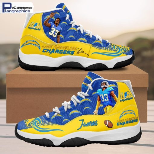 los-angeles-chargers-derwin-james-air-jordan-11-sneakers-sport-for-fans