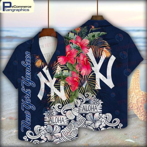 new-york-yankees-aloha-hibiscus-flowers-pattern-hawaiian-shirt-1