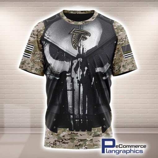 nfl-atlanta-falcons-punisher-skull-camouflage-background-printed-t-shirt
