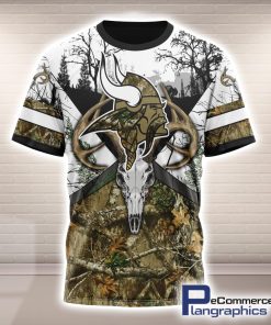 nfl-minnesota-vikings-deer-skull-and-forest-pattern-custom-print-3d-t-shirt